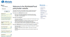 Desktop Screenshot of myallstateflood.com